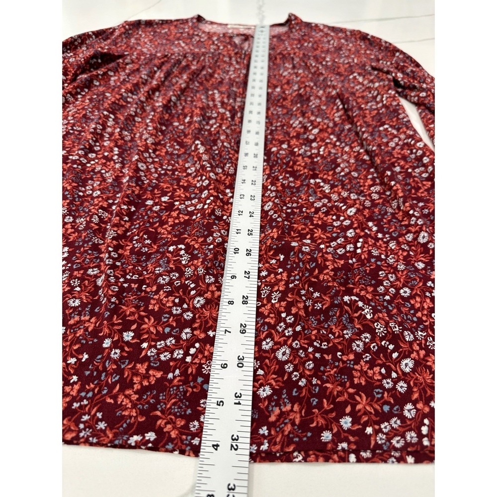 Reformation Helena Cotswold Floral Mini Dress 3/4 Sleeve V-Neck Size M Boho Chic - Picture 11 of 13